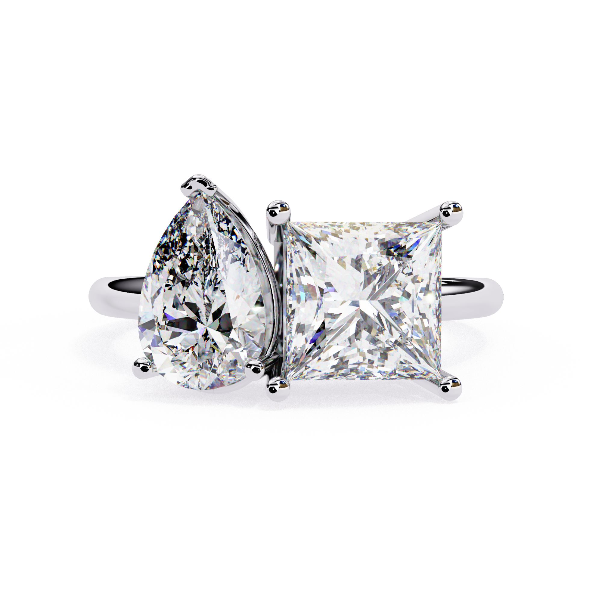  Two-Stone Diamond Ring