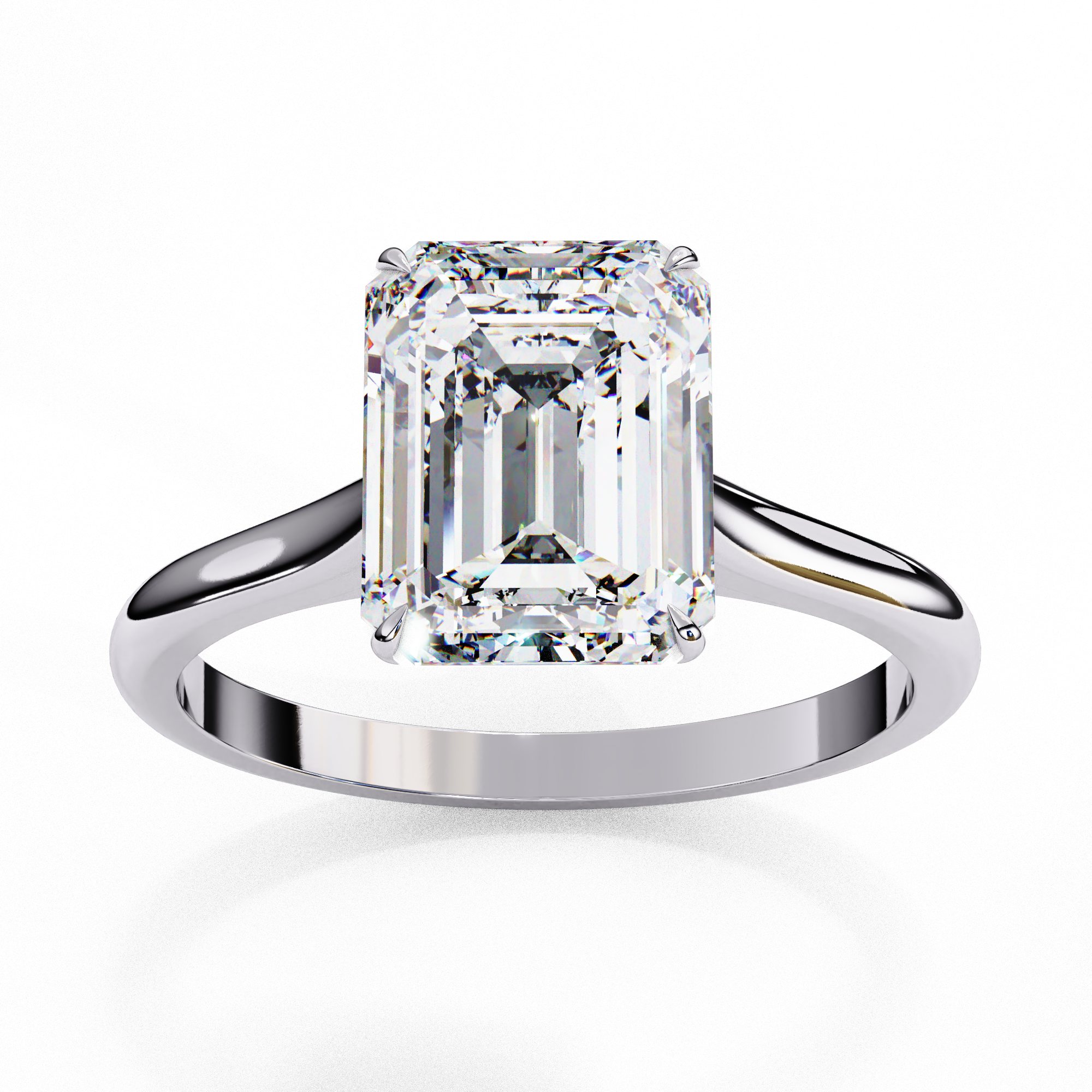 Emerald Cut Engagement Ring