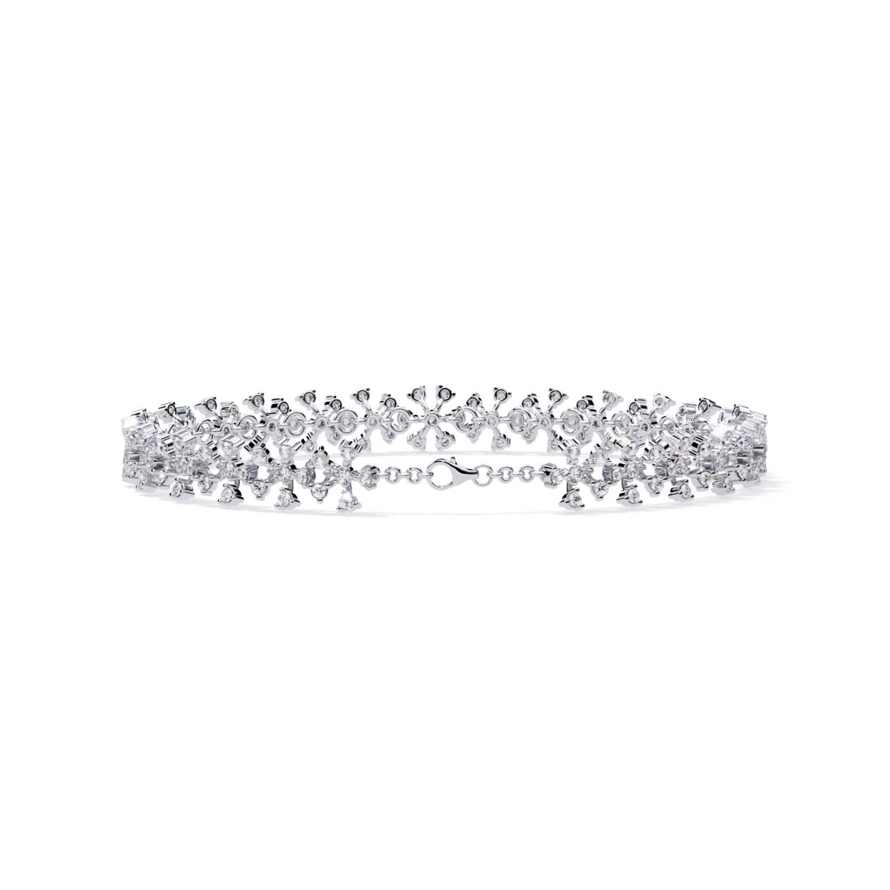 Royal bloom diamond bracelet