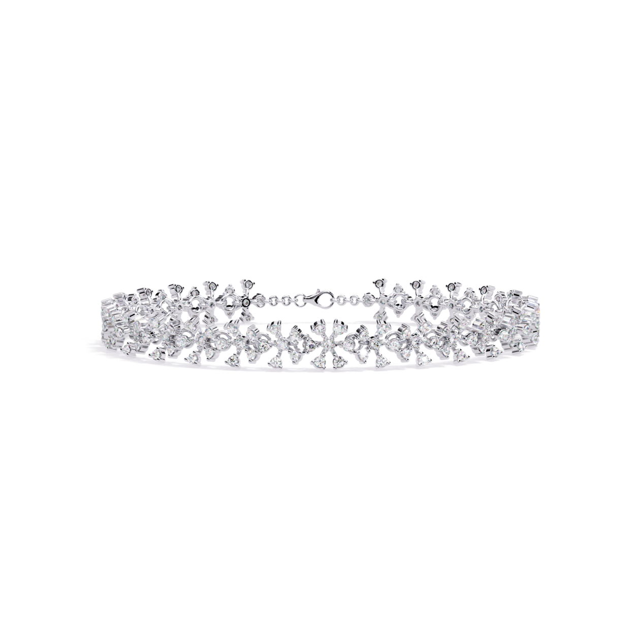 Royal bloom diamond bracelet